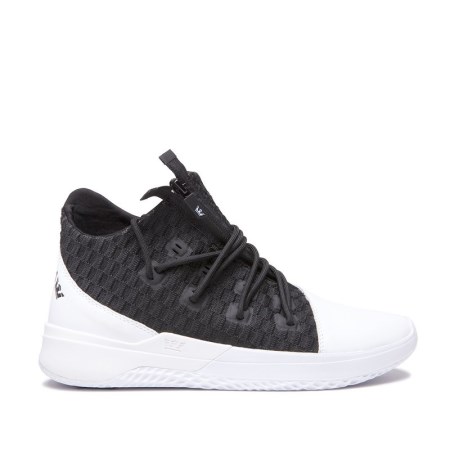 Supra Reason Svart/Hvite Høye Sneakers Dame [NO-2-N451]